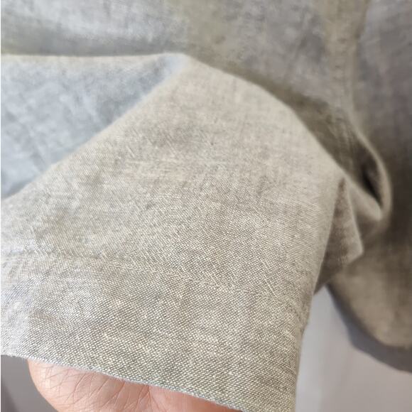 J. Crew Outlet Mens Linen Blend Gray Chino Style Shorts, 36 - Picture 6 of 8